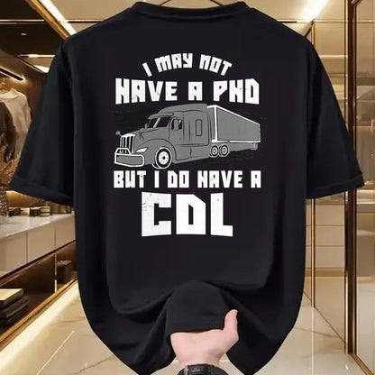 Best Truck Driver Life Shirt, Funny Trucker UnisexT-Shirt/Hoodie/Sweatshirt HLT00 - Funny Truck Driver Licence CDL Cargo Logbook Saying Gift T-Shirt