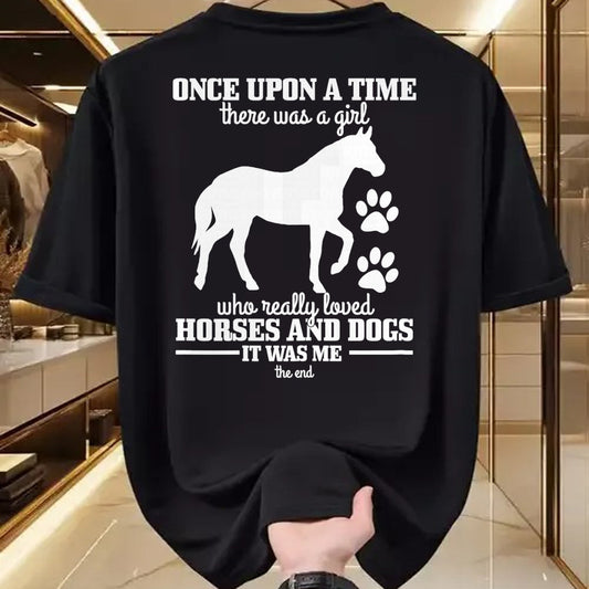 Best Horse Lover Shirt , Funny Horse UnisexT-Shirt/Hoodie/Sweatshirt HLT00 - Horses & Dogs Funny Horse Girl Gift T-Shirt