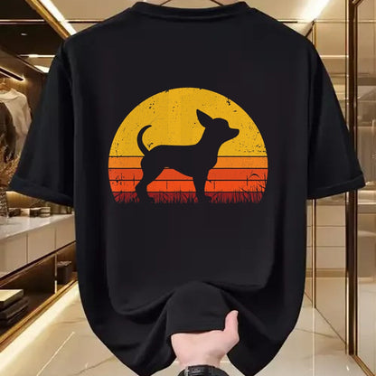 Dog Love Shirt, Dog Lover Gift T-Shirt/Hoodie/Sweatshirt HLT00 - Retro Chihuahua Men Women Dog Mom Dad Chihuahua T-Shirt