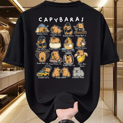 Cute Capybara Shirt, Funny Capybara Unisex T-Shirt/Hoodie/Sweatshirt HLT00 - Cute Capybaras Puns Funny Rodent Meme Animal Lover Humor T-Shirt