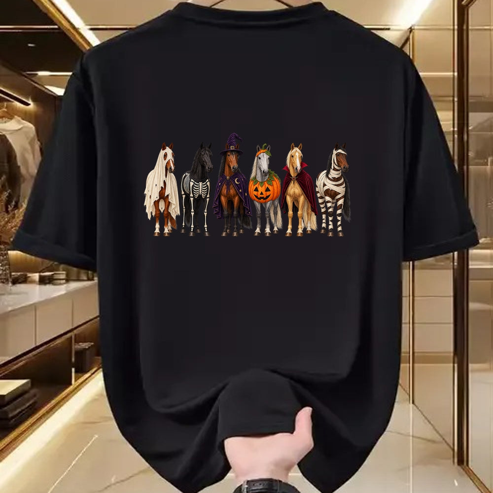 Best Horse Lover Shirt , Funny Horse UnisexT-Shirt/Hoodie/Sweatshirt HLT00 - Horse Lover Halloween Costumes Ghost Pumpkin Skeleton T-Shirt