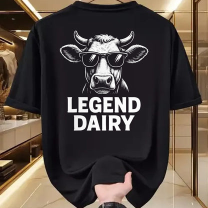 Best Farmer Life Shirt, Funny Farmer UnisexT-Shirt/Hoodie/Sweatshirt HLT00 - Legend Dairy Cool Cow Sunglasses Funny Farming Cow Pun T-Shirt