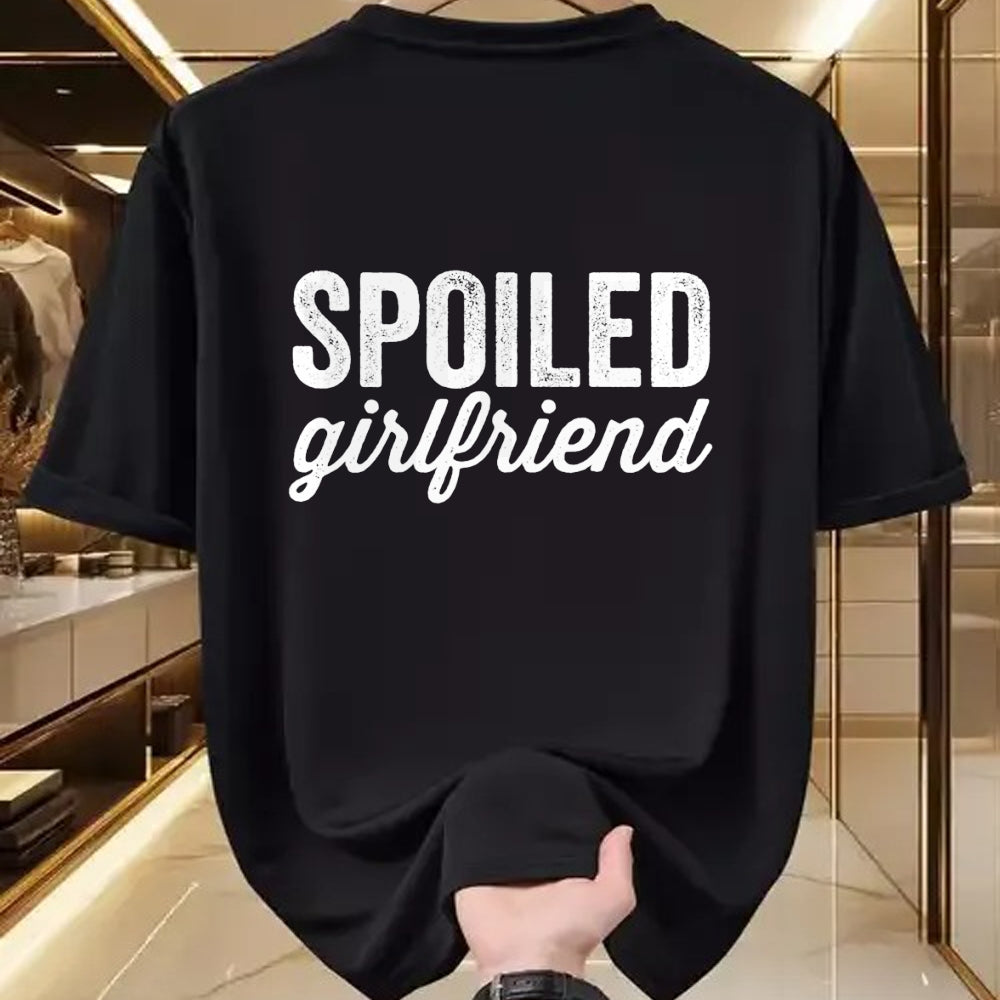 Best Wife Shirt, Wife and Husband Unisex T-Shirt/Hoodie/Sweatshirt HLT00 - Womens Spoiled Girlfriend Broke Boyfriend Funny Matching Couples T-Shirt