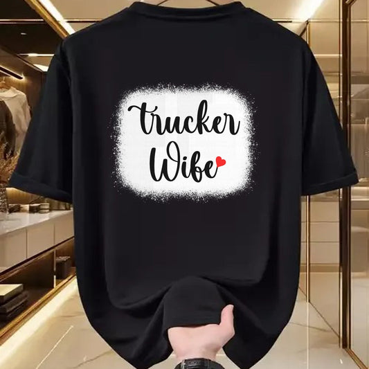 Best Truck Driver Life Shirt, Funny Trucker UnisexT-Shirt/Hoodie/Sweatshirt HLT00 - Truck Driver Wife Mom Women's Gift Funny Trucker Wife T-Shirt