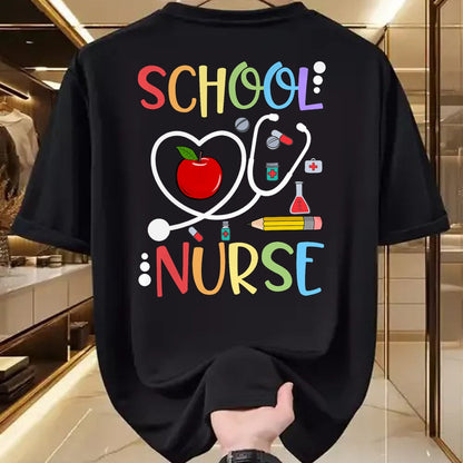 Funny Nurse Shirt, Nurse Unisex T-Shirt/Hoodie/Sweatshirt HLT00 - School Nurse Appreciation Nursing Nurse Day & Nurse Week T-Shirt (1)