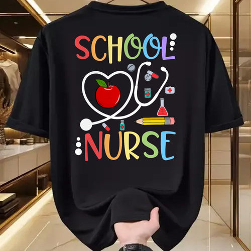Funny Nurse Shirt, Nurse Unisex T-Shirt/Hoodie/Sweatshirt HLT00 - School Nurse Appreciation Nursing Nurse Day & Nurse Week T-Shirt (1)