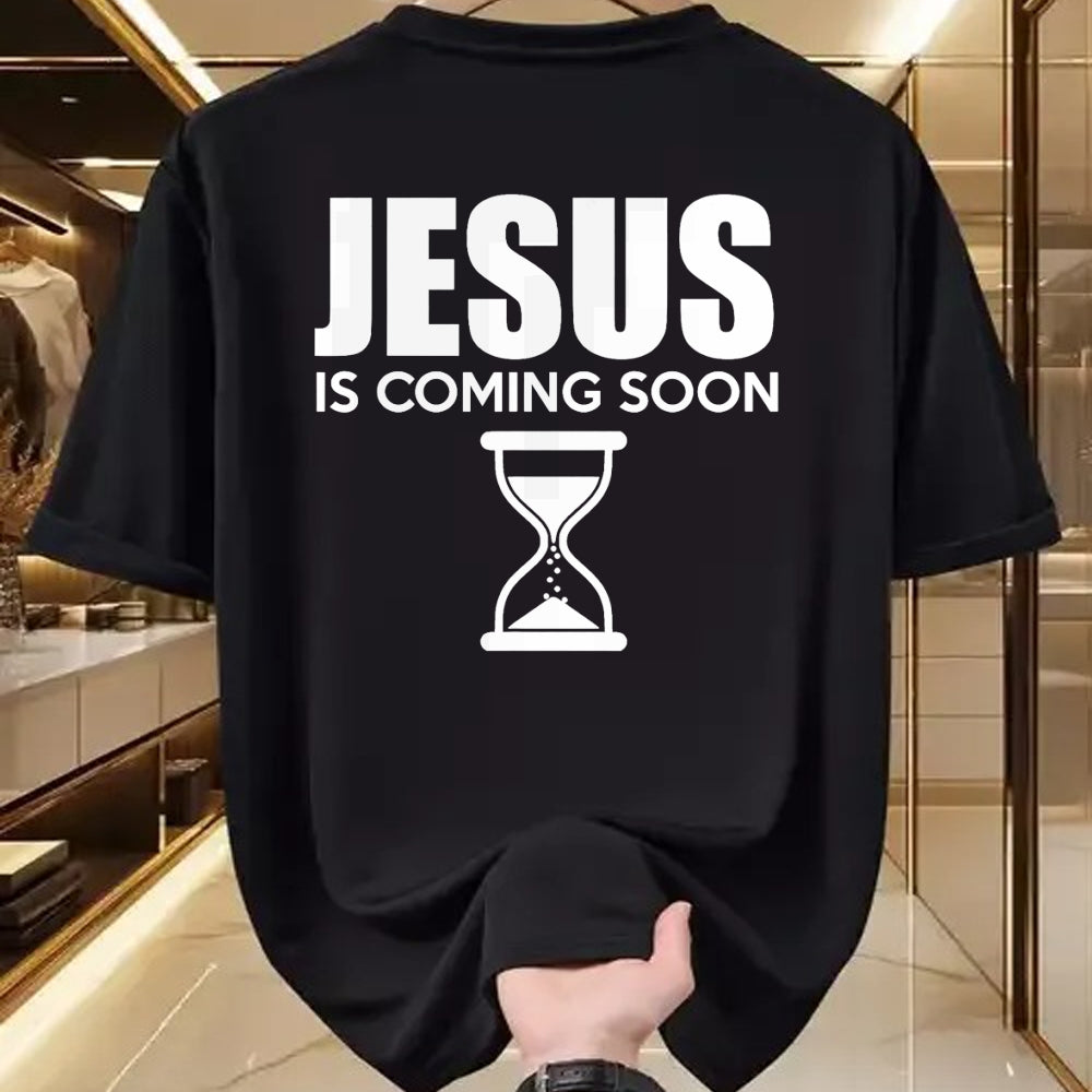 Christian Tee, Christian Faith Unisex T-Shirt/Hoodie/Sweatshirt HLT00 - Jesus Is Coming Soon Countdown til Jesus Christ T-Shirt