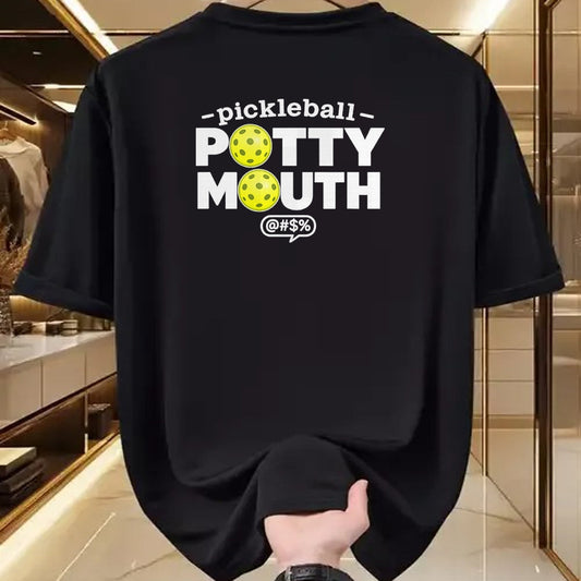 Funny Pickleball Shirt, Pickleball Lover Unisex T-Shirt/Hoodie/Sweatshirt HLT00 - Pickleball Potty Mouth Funny Player Humor T-Shirt