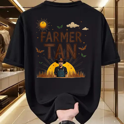 Best Farmer Life Shirt, Funny Farmer UnisexT-Shirt/Hoodie/Sweatshirt HLT00 - Farmer Tan Rustic Sun-Kissed Countryside T-Shirt