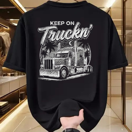 Best Truck Driver Life Shirt, Funny Trucker UnisexT-Shirt/Hoodie/Sweatshirt HLT00 - Semi Truck Driver Trucking T-Shirt (9)