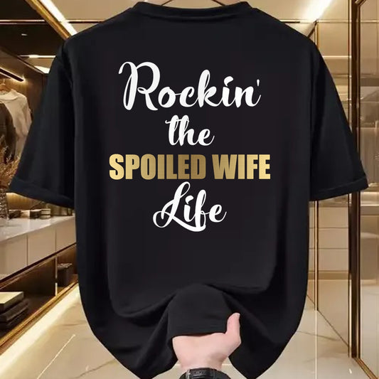 Best Wife Shirt, Wife and Husband Unisex T-Shirt/Hoodie/Sweatshirt HLT00 - Gift for wife T shirt, spoiled wife   Spoiled Wife Pullover Hoodie