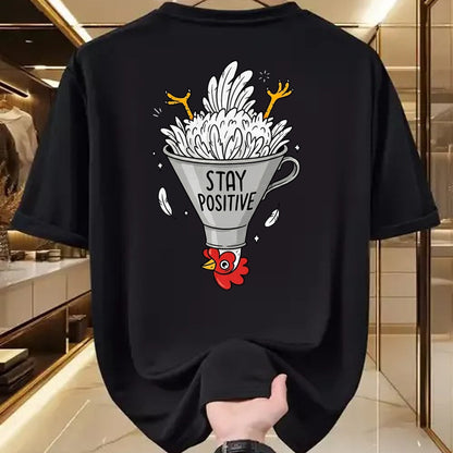 Best Farmer Life Shirt, Funny Farmer UnisexT-Shirt/Hoodie/Sweatshirt HLT00 - Stay Positive Silly Upside-Down Funny Chicken Farmers T-Shirt