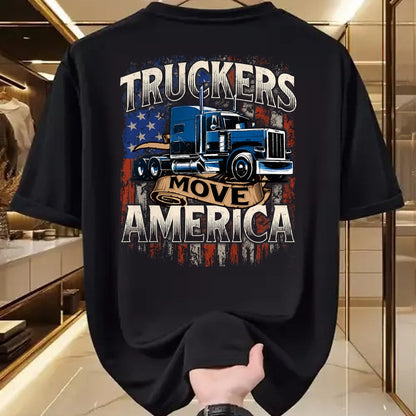 Best Truck Driver Life Shirt, Funny Trucker UnisexT-Shirt/Hoodie/Sweatshirt HLT00 - Truckers Move America - Semi Truck Driver Trucking Big Rig T-Shirt
