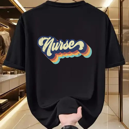 Funny Nurse Shirt, Nurse Unisex T-Shirt/Hoodie/Sweatshirt HLT00 - Retro Nurse Woman Wears a Nursing Tee on Nurse's Day T-Shirt