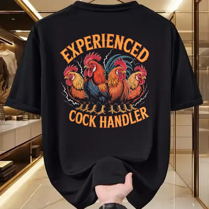 Best Farmer Life Shirt, Funny Farmer UnisexT-Shirt/Hoodie/Sweatshirt HLT00 - Experienced Graphic Funny Animals Tee Cock Handler T-Shirt