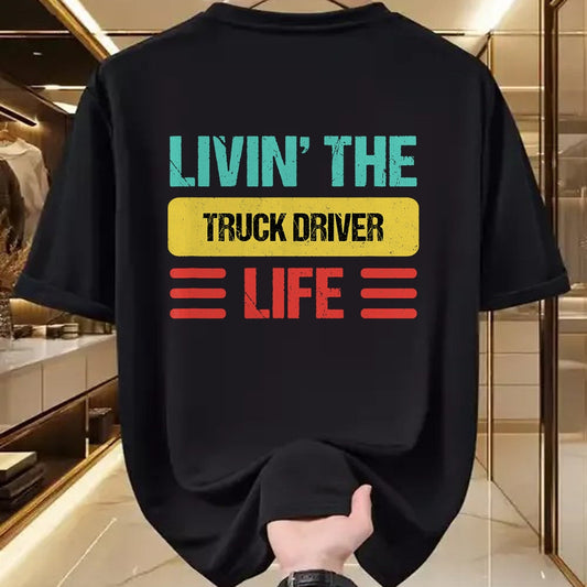 Best Truck Driver Life Shirt, Funny Trucker UnisexT-Shirt/Hoodie/Sweatshirt HLT00 - Truck Driver T-Shirt (9)