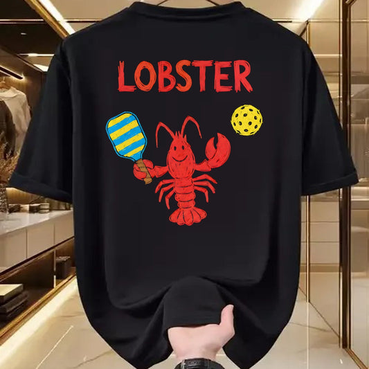 Funny Pickleball Shirt, Pickleball Lover Unisex T-Shirt/Hoodie/Sweatshirt HLT00 - Funny Pickleball Player Lob Shot Humor Lobster T-Shirt