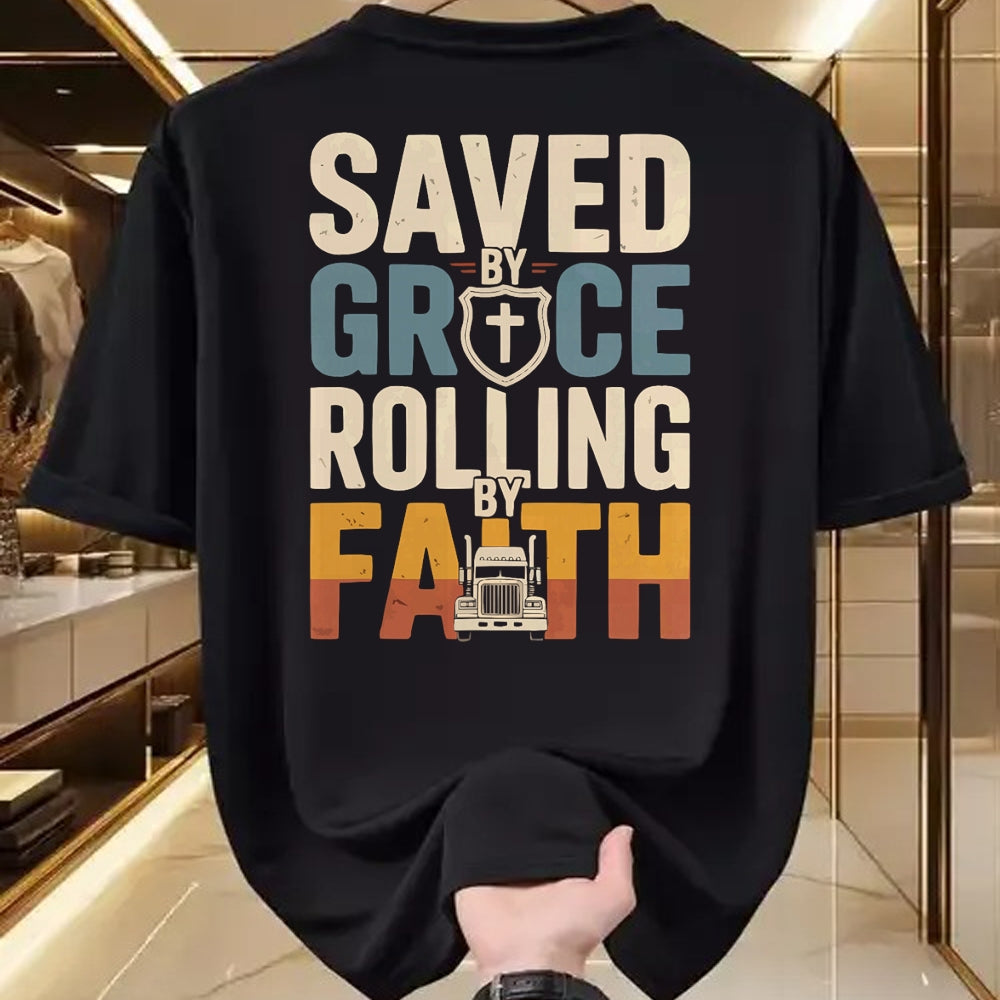 Best Truck Driver Life Shirt, Funny Trucker UnisexT-Shirt/Hoodie/Sweatshirt HLT00 - Christian Trucker Jesus Christ 18 Wheeler Truck Driver T-Shirt