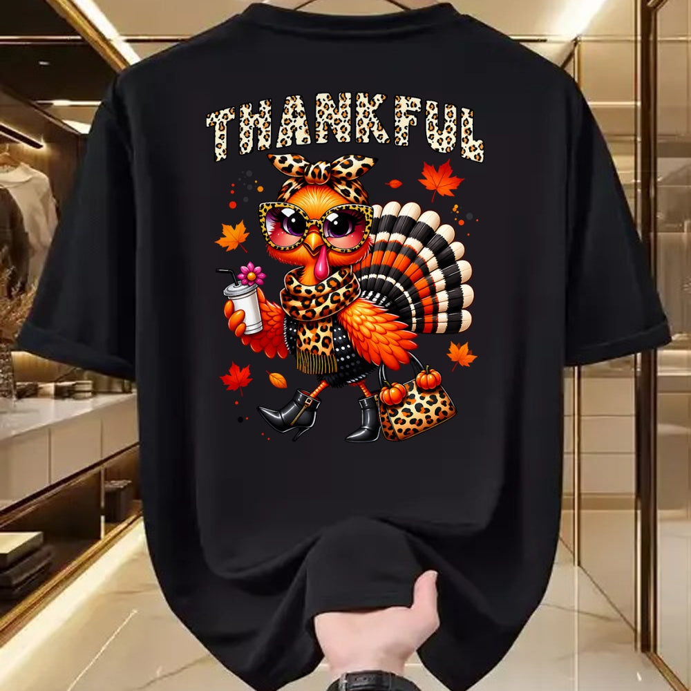 Best Thanksgiving Family Shirt , Funny Thanksgiving UnisexT-Shirt/Hoodie/Sweatshirt HLT00 - Thankful Cute Turkey Thanksgiving Gobble Autumn Fall T-Shirt