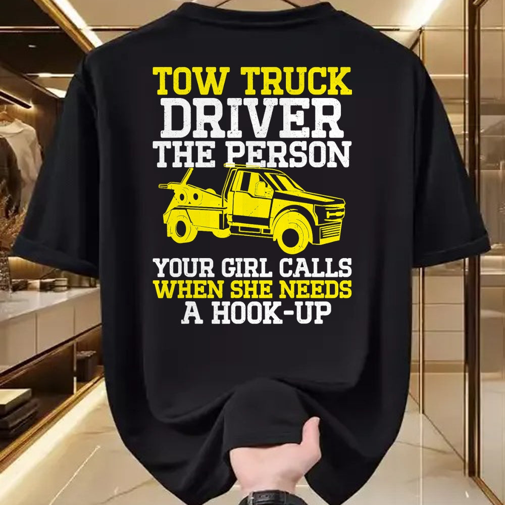 Best Truck Driver Life Shirt, Funny Trucker UnisexT-Shirt/Hoodie/Sweatshirt HLT00 - Funny Tow Truck Driver & Tow Operator Wrecker T-Shirt