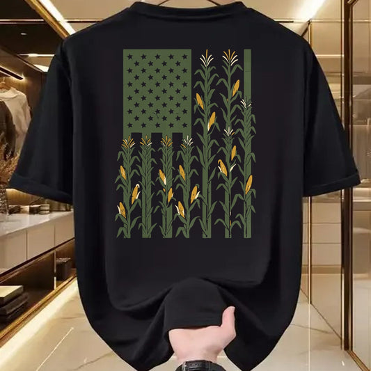 Best Farmer Life Shirt, Funny Farmer UnisexT-Shirt/Hoodie/Sweatshirt HLT00 - Youth Corn US America Flag Funny Farmer Farm Mens Women Kids T-Shirt