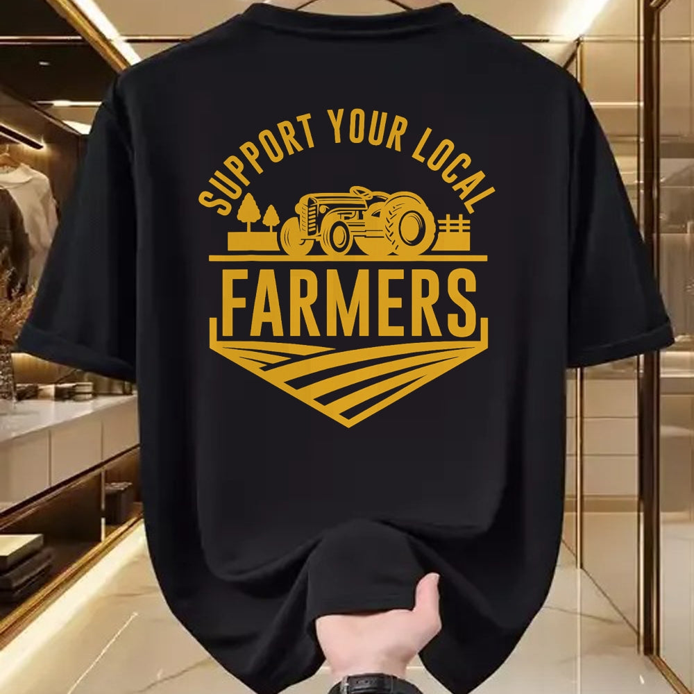 Best Farmer Life Shirt, Funny Farmer UnisexT-Shirt/Hoodie/Sweatshirt HLT00 - Farm Local Food Patriotic Farming Gift Idea Farmer T-Shirt Small