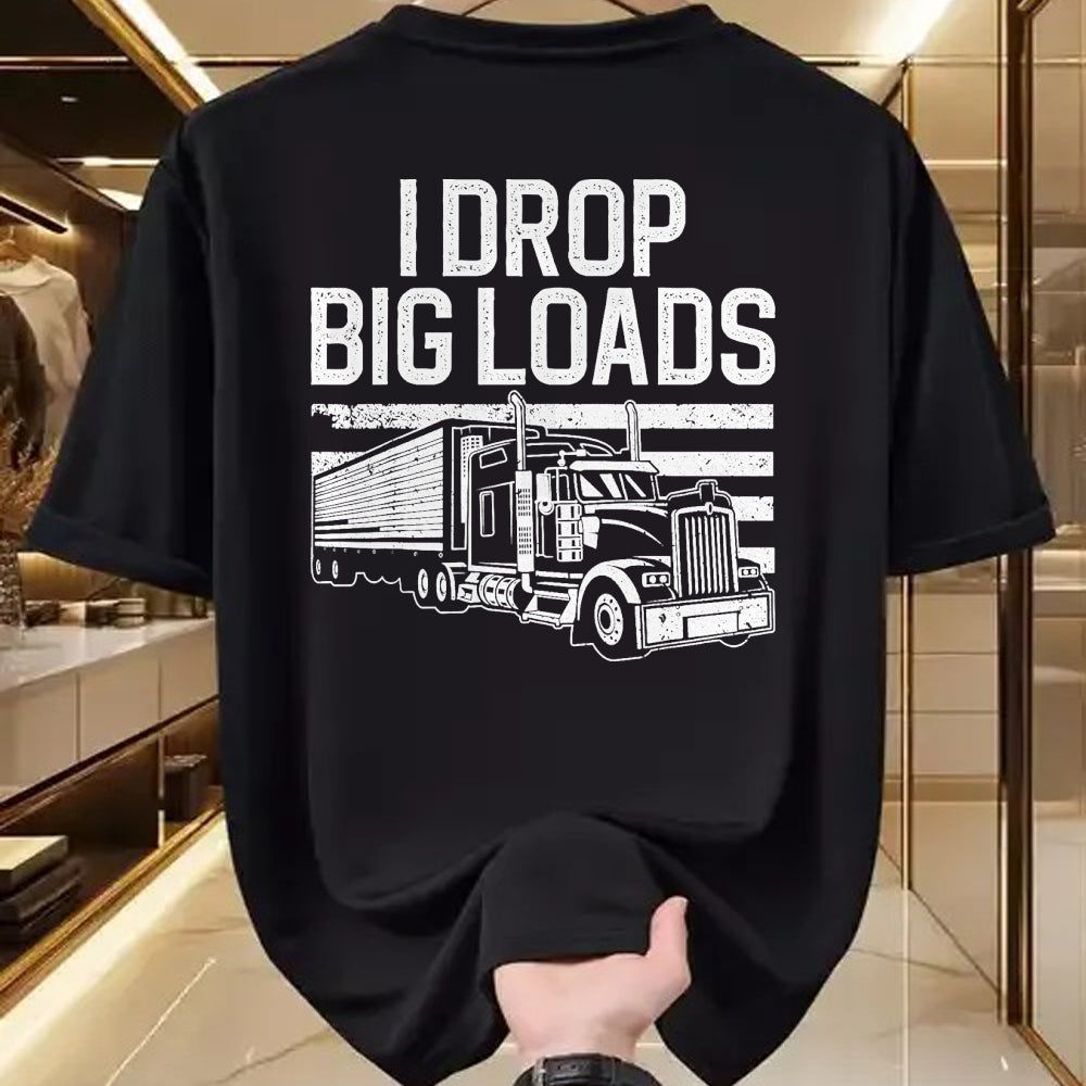 Best Truck Driver Life Shirt, Funny Trucker UnisexT-Shirt/Hoodie/Sweatshirt HLT00 - Funny Trucker Design for Men Women Semi Truck Driver Lover T-Shirt, Men, Black, 3X-Large (1)
