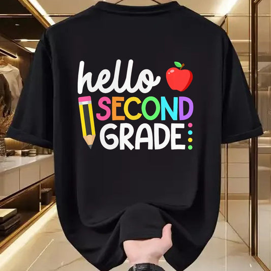 Best Student Shirt, Funny Back To School UnisexT-Shirt/Hoodie/Sweatshirt HLT00 - Hello Second Grade Team 2nd Grade Back to School Teacher Kid T-Shirt