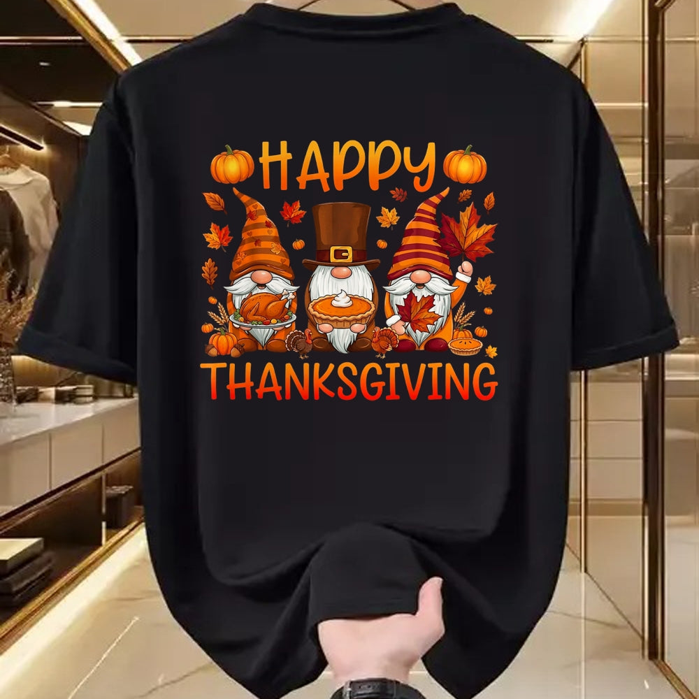 Best Thanksgiving Family Shirt , Funny Thanksgiving UnisexT-Shirt/Hoodie/Sweatshirt HLT00 - Happy Thanksgiving Gnomes for Turkey Day Family Dinner T-Shirt