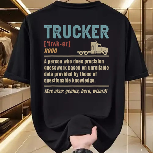 Best Truck Driver Life Shirt, Funny Trucker UnisexT-Shirt/Hoodie/Sweatshirt HLT00 - Trucker Definition Funny Truck Driver T-Shirt