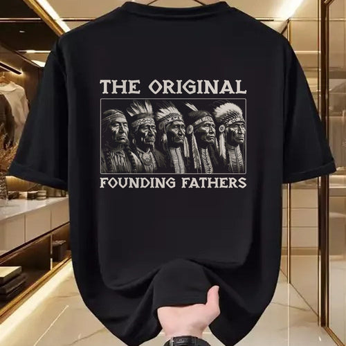 Native American T-Shirts, Vintage Native American Unisex T-Shirt/Hoodie/Sweatshirt HLT00 - The Original Founding Fathers Vintage Native American Indian