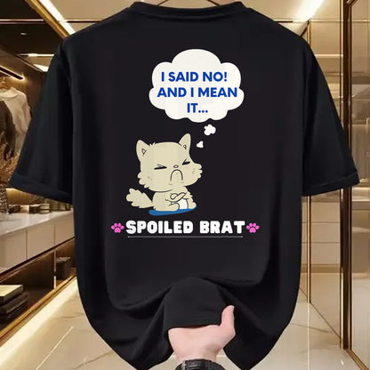 Best Wife Shirt, Wife and Husband Unisex T-Shirt/Hoodie/Sweatshirt HLT00 - Funny Cute Spoiled Brat Cat T-Shirt