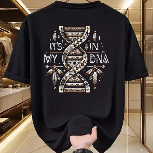 Native American T-Shirts, Vintage Native American Unisex T-Shirt/Hoodie/Sweatshirt HLT00 - It_s In My DNA Native Heritage Month Proud Native American