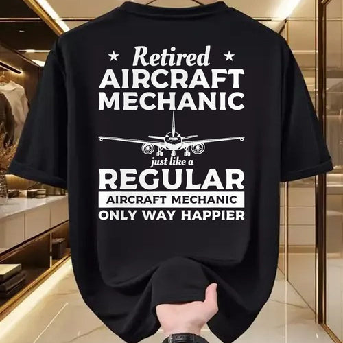 Best Mechanic Life Shirt, Funny Mechanic UnisexT-Shirt/Hoodie/Sweatshirt HLT00 - Retired Aircraft Mechanic Airplane Mechanics Retirement T-Shirt