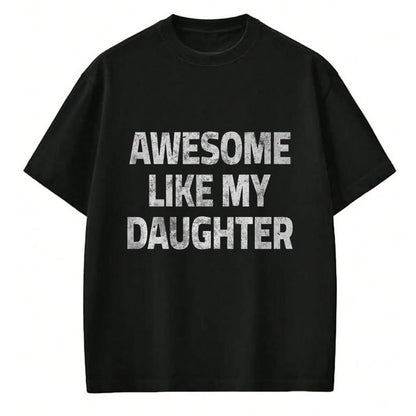 Best Wife Shirt, Wife and Husband Unisex T-Shirt/Hoodie/Sweatshirt HLT00 - Awesome Like My Daughter Father's Day Funny Dad Husband Man Premium T-Shirt