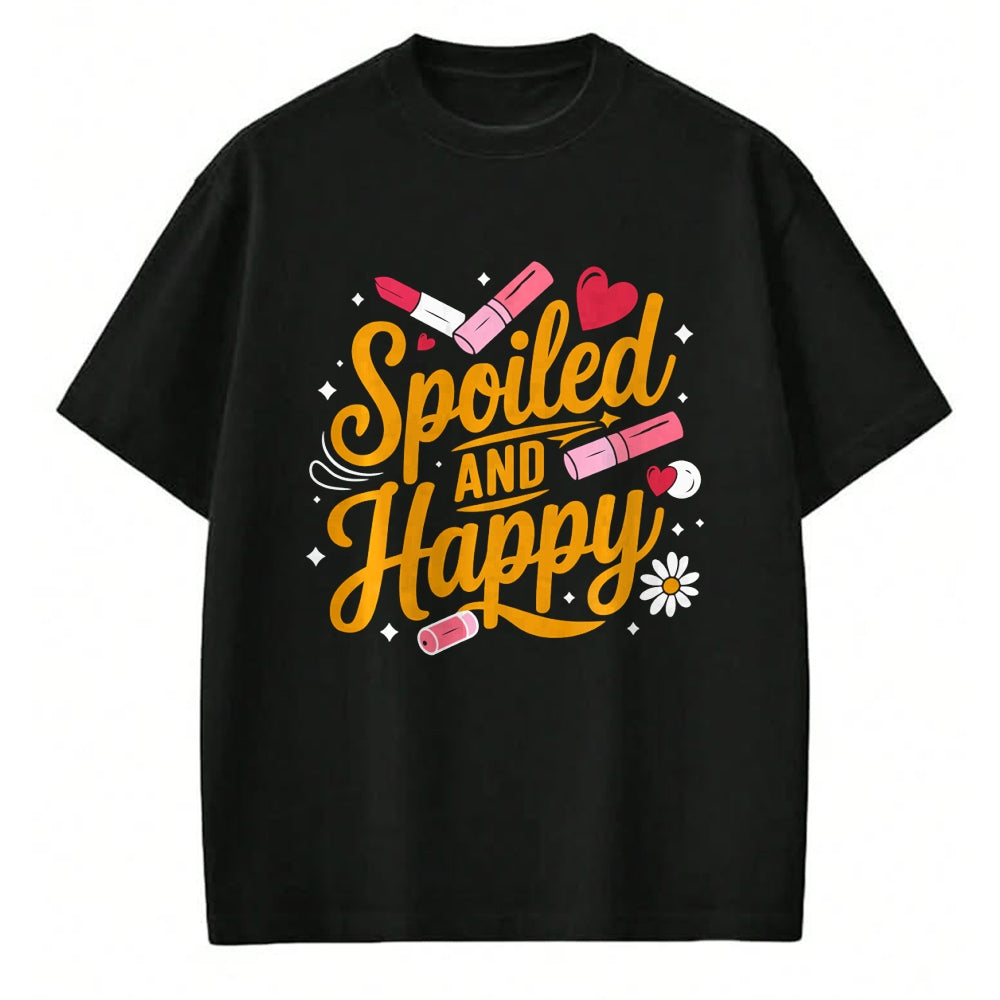 Best Wife Shirt, Wife and Husband Unisex T-Shirt/Hoodie/Sweatshirt HLT00 - Gift for wife T shirt, spoiled wife   Spoiled And Happy Spoiled Wife Sweatshirt