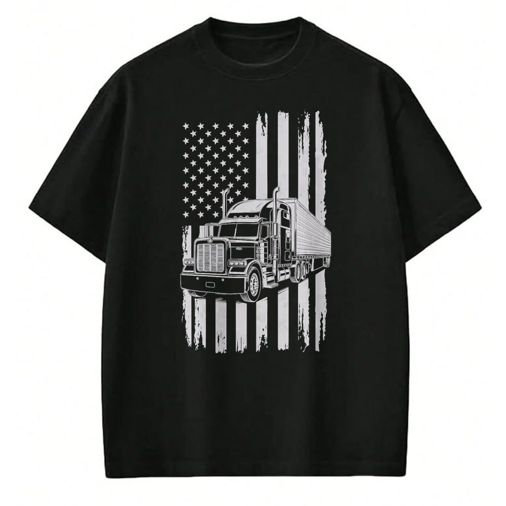 Best Truck Driver Life Shirt, Funny Trucker UnisexT-Shirt/Hoodie/Sweatshirt HLT00 - Truck Driver Art for Men Women Truck Driver Trucking Trucker T-Shirt (3)