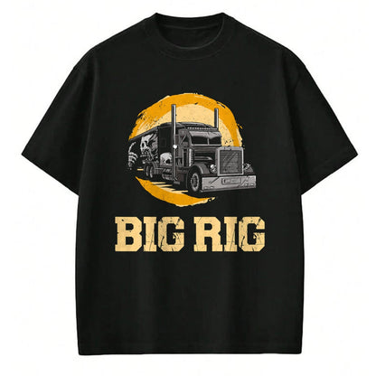Best Truck Driver Life Shirt, Funny Trucker UnisexT-Shirt/Hoodie/Sweatshirt HLT00 - Trucker Truck Driver Vintage Big Rig T-Shirt (1)