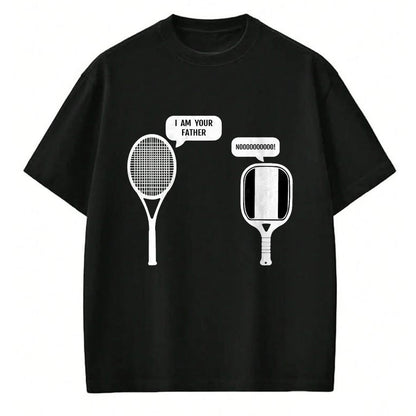 Funny Pickleball Shirt, Pickleball Lover Unisex T-Shirt/Hoodie/Sweatshirt HLT00 - I Am Your Father Funny Pickleball Tennis Racket T-Shirt