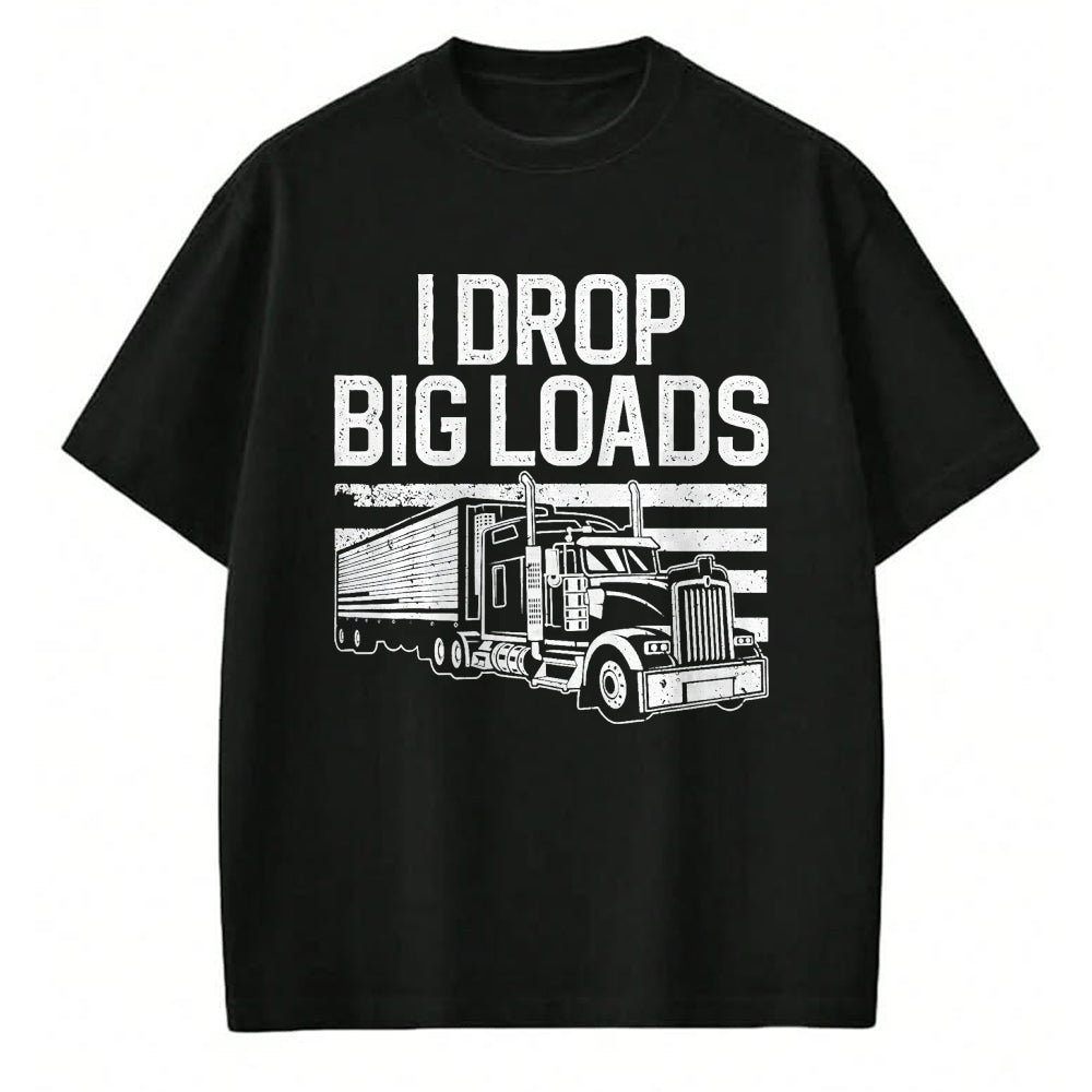 Best Truck Driver Life Shirt, Funny Trucker UnisexT-Shirt/Hoodie/Sweatshirt HLT00 - Funny Trucker Art for Men Women Kids Trucking Truck Driver T-Shirt, Men, Black, Large
