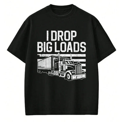 Best Truck Driver Life Shirt, Funny Trucker UnisexT-Shirt/Hoodie/Sweatshirt HLT00 - Funny Trucker Art for Men Women Kids Trucking Truck Driver T-Shirt, Men, Black, Large