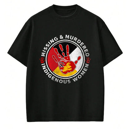 Native American T-Shirts, Vintage Native American Unisex T-Shirt/Hoodie/Sweatshirt HLT00 - MMIW Missing & Murdered Indigenous Women Red Hand