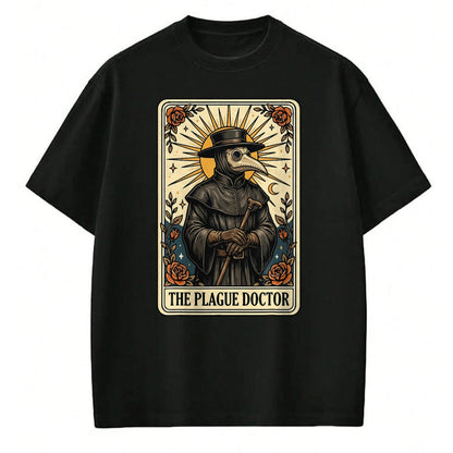 Best Doctor Shirt, Funny Doctor UnisexT-Shirt/Hoodie/Sweatshirt HLT00 - Plague Doctor Tarot Card Gothic T-Shirt