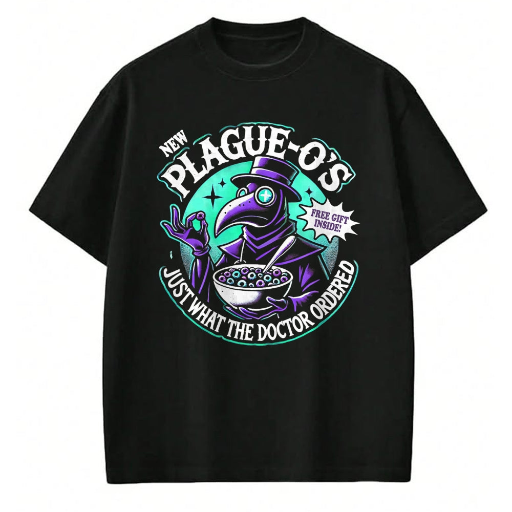 Best Doctor Shirt, Funny Doctor UnisexT-Shirt/Hoodie/Sweatshirt HLT00 - Plague Doctor Shirt Cereal Parody Plague O's Plague Doctor T-Shirt