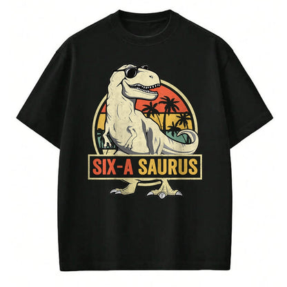 Best Dinosaur Lover Shirt, Funny Dinosaur UnisexT-Shirt/Hoodie/Sweatshirt HLT00 - 6 Year Old Dinosaur Birthday 6th T Rex Dino Six Saurus Tees T Shirts for Kids Boys Girls