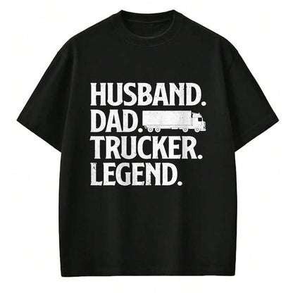 Best Truck Driver Life Shirt, Funny Trucker UnisexT-Shirt/Hoodie/Sweatshirt HLT00 - Funny Trucker Art for Truck Driver Husband Men Dad Trucking T-Shirt Small