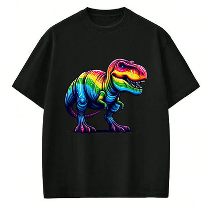 Best Dinosaur Lover Shirt, Funny Dinosaur UnisexT-Shirt/Hoodie/Sweatshirt HLT00 - Rainbow T-Rex Dinosaur Lovers Tyrannosaurus Rex Rainbow T-Shirt