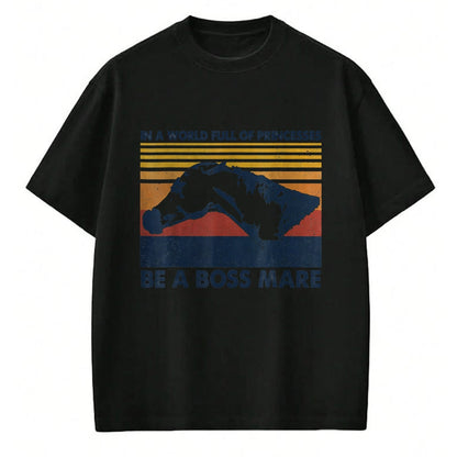 Best Horse Lover Shirt , Funny Horse UnisexT-Shirt/Hoodie/Sweatshirt HLT00 - Boss Mare Equestrian Themed Gifts for Horse Lovers T-Shirt