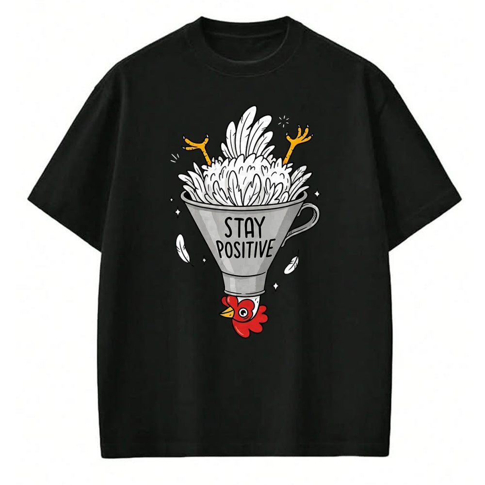Best Farmer Life Shirt, Funny Farmer UnisexT-Shirt/Hoodie/Sweatshirt HLT00 - Stay Positive Silly Upside-Down Funny Chicken Farmers T-Shirt