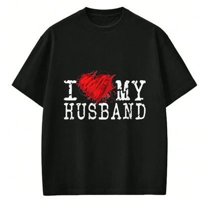 Best Wife Shirt, Wife and Husband Unisex T-Shirt/Hoodie/Sweatshirt HLT00 - I Love My Husband, Awesome Vintage Style Husband Love T-Shirt